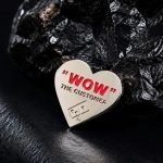 Customer Service Heart Enamel Pin — presentation view