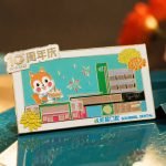Dental Clinic 10th Anniversary Building Pin — angled detail view