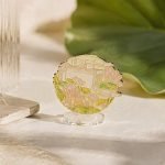 Garden Window Landscape Openwork Enamel Pin — presentation view