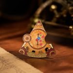 Orange Time-Travel Character Enamel Pin — front display view