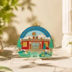 Taiwan Memorial Hall Enamel Keychain — front display view