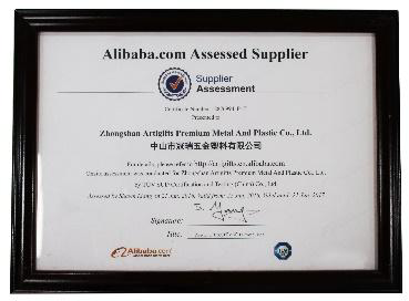 Alibaba.com assessed supplier record