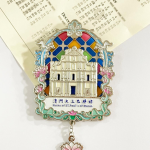 Architectural Souvenir Pin manufactured metal product example
