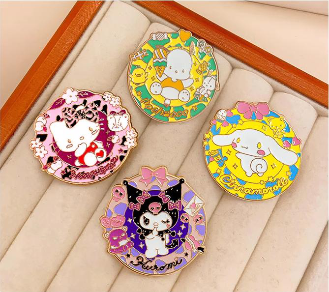 Character Enamel Pin Display manufactured metal product example