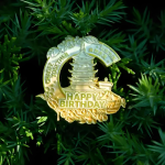 Commemorative Wreath Pin manufactured metal product example