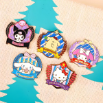 Holiday Character Enamel Pins manufactured metal product example