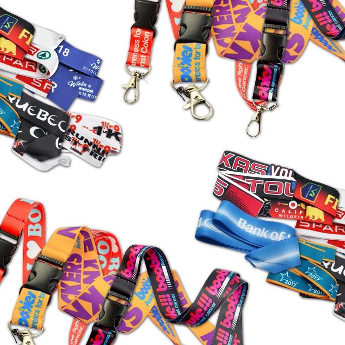 Custom branded lanyards