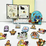 Packaged Character Enamel Pins manufactured metal product example