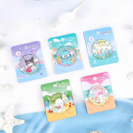 Packaged Character Pin Cards manufactured metal product example