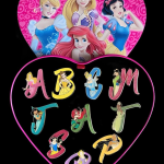 Princess Alphabet Pin Set manufactured metal product example
